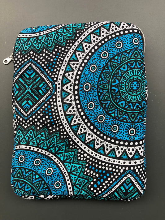 Housse de tablette Tribal bleue