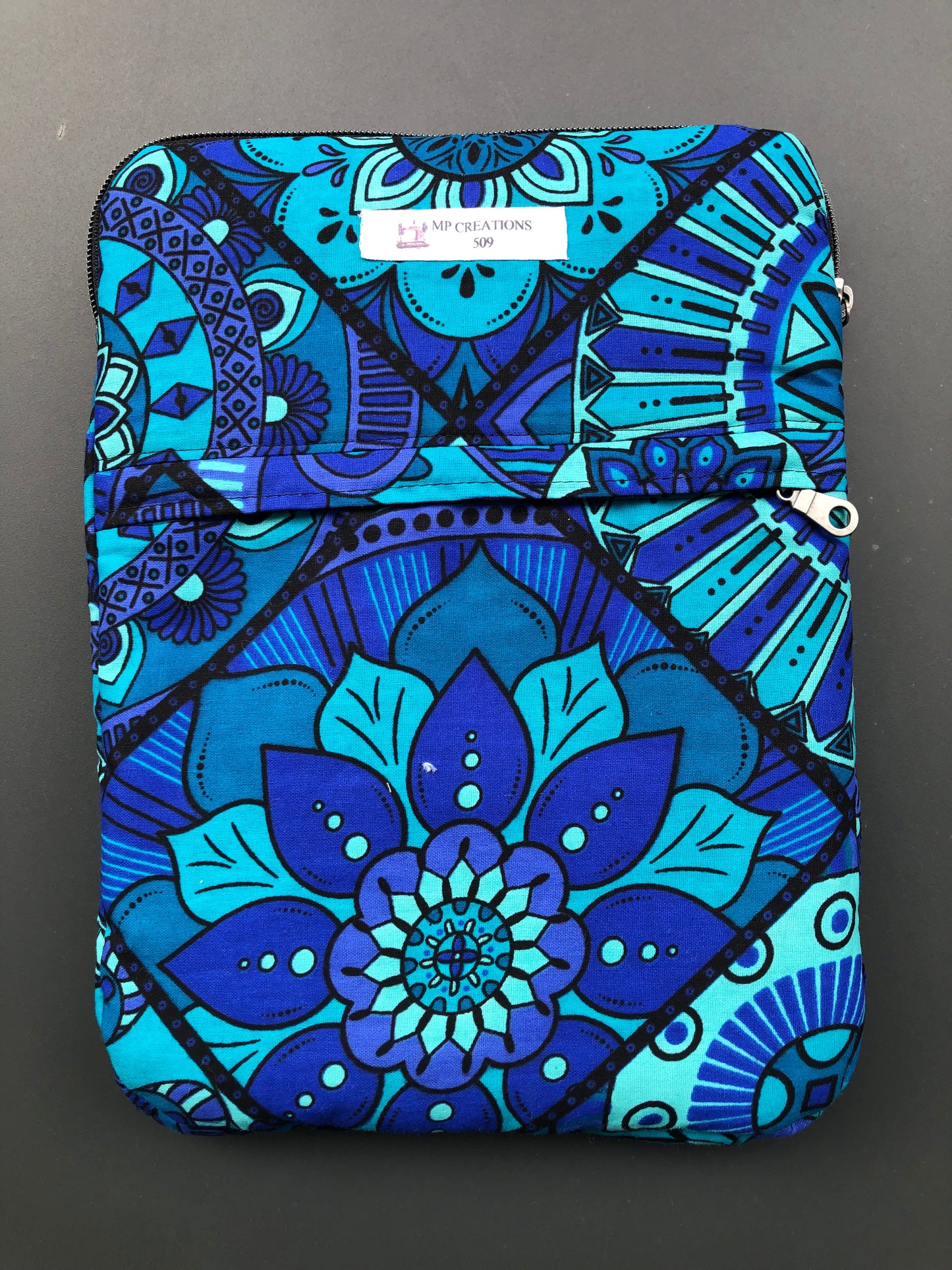 Housse de tablette Losange bleu