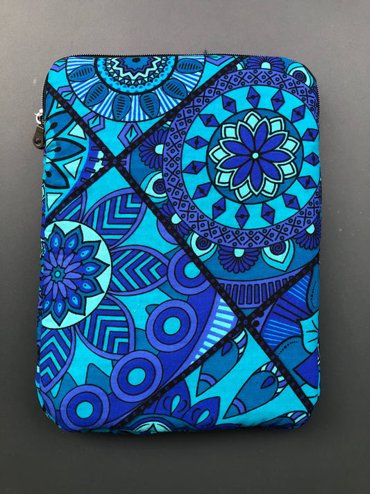 Housse de tablette Losange bleu