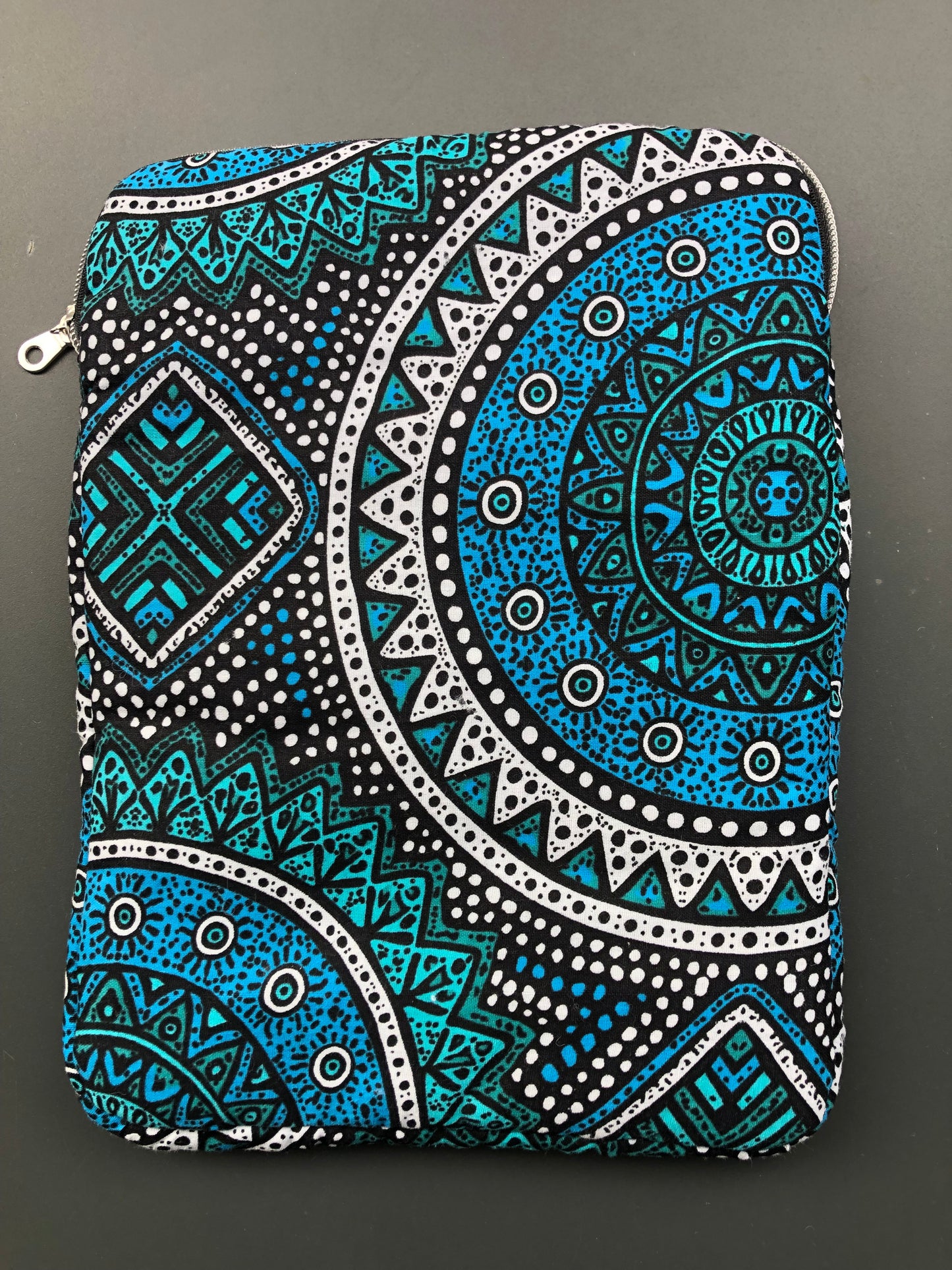 Housse de tablette Tribal bleue