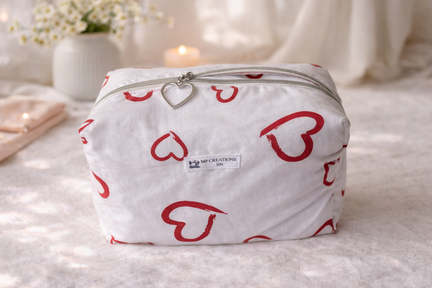Trousse de toilette Coeurs