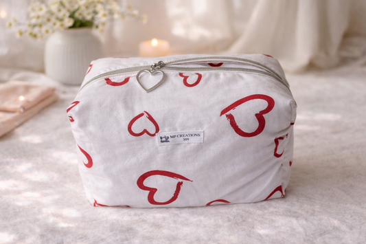 Trousse de toilette Coeurs