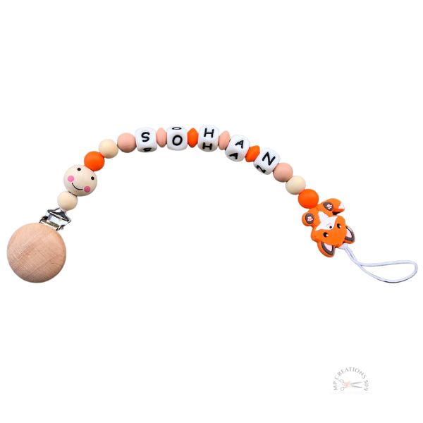 Attache tétine Renard