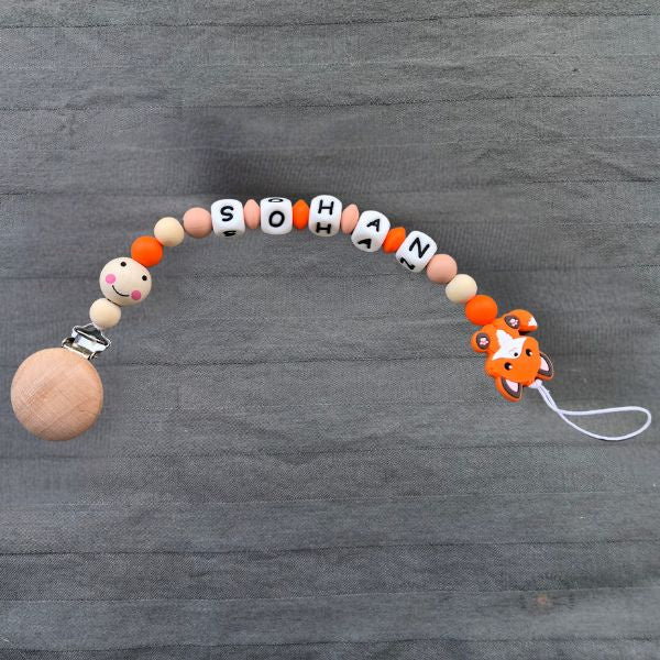 Attache tétine Renard