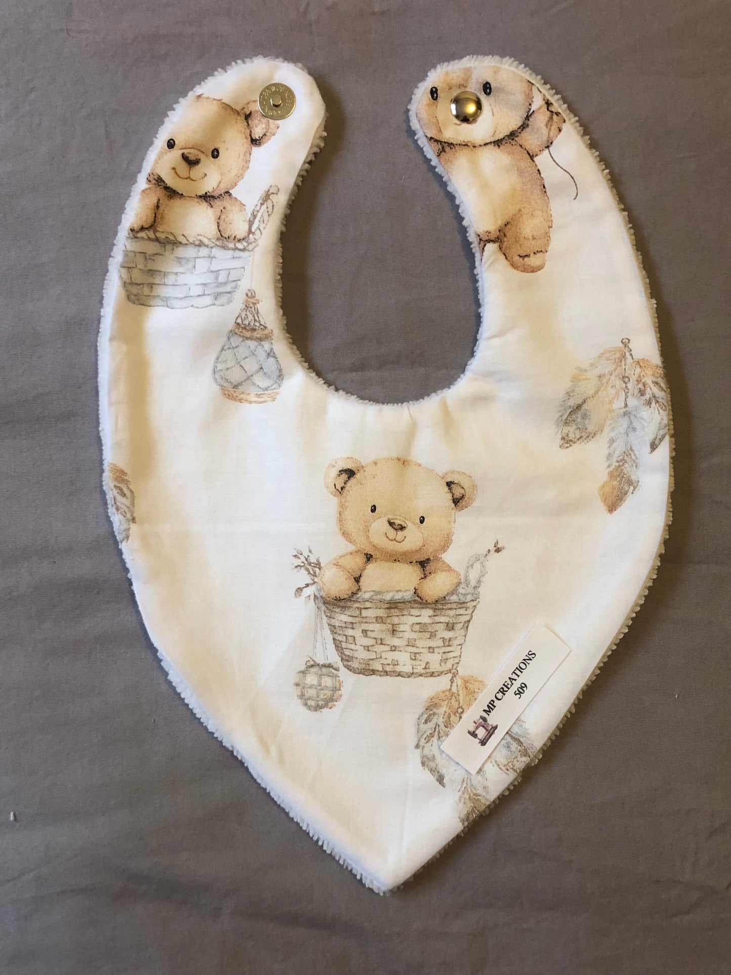 Bavoir bandana Oursons