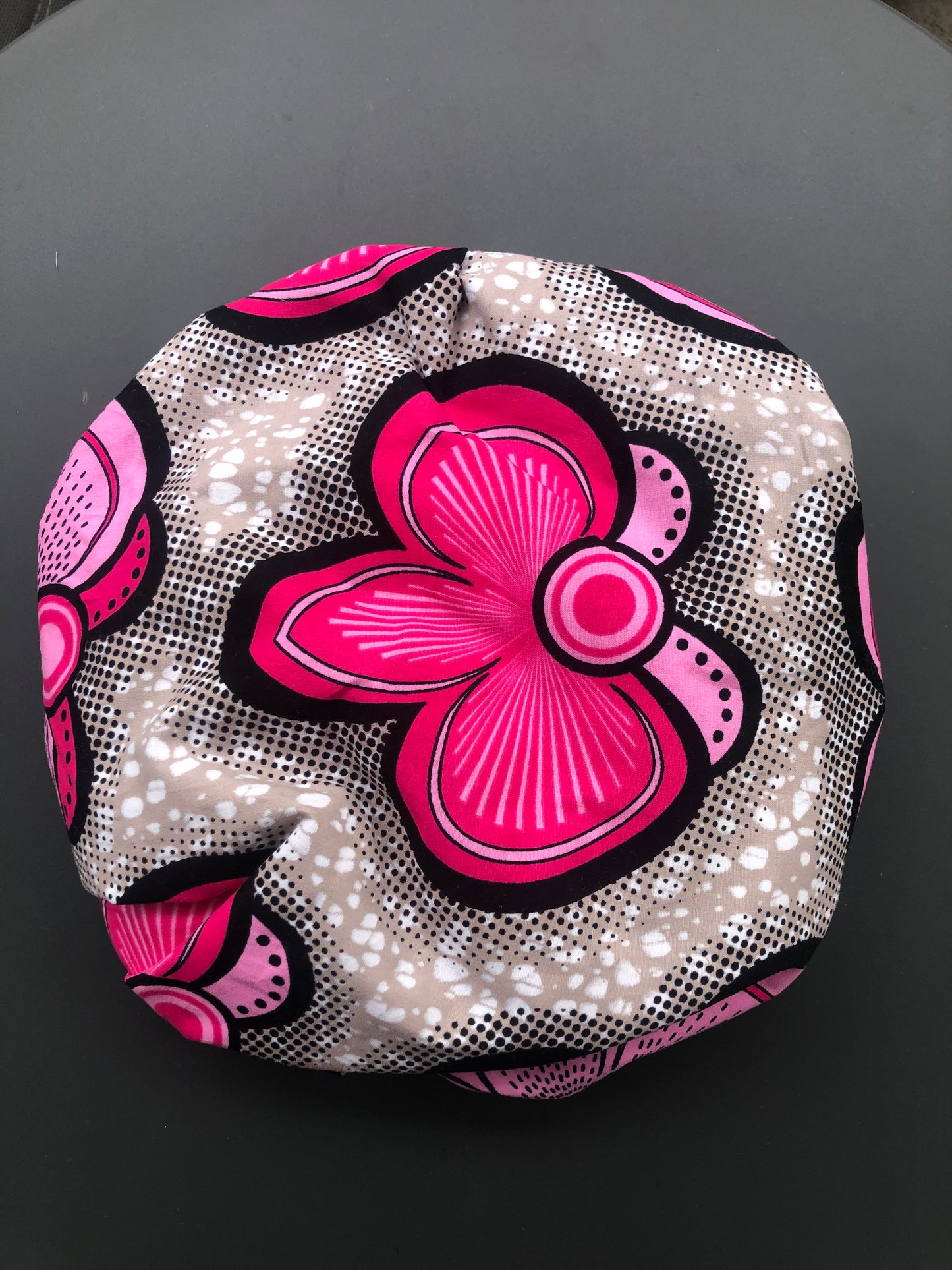 bonnet de nuit adulte Fleurs roses