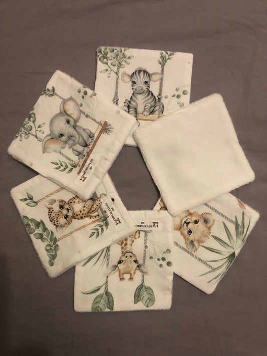 Lingettes Animaux de la jungle