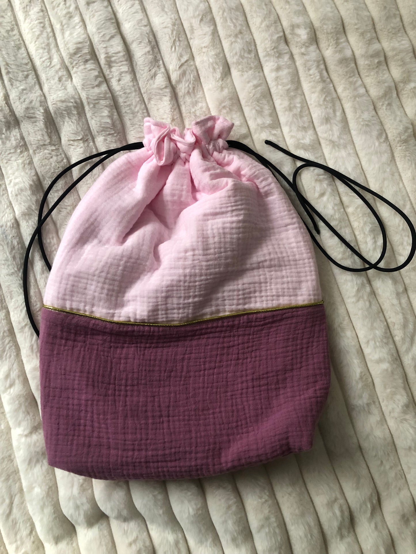 Pochon personnalisé  rose SOSO