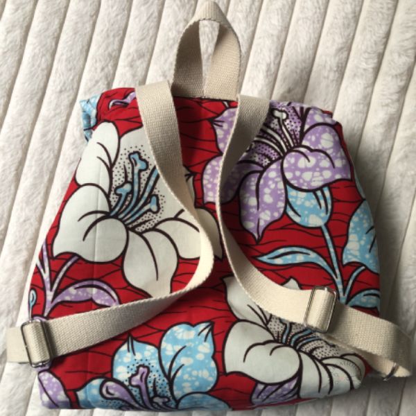 Sac à dos enfant Fleurs Rouges TIMOUN