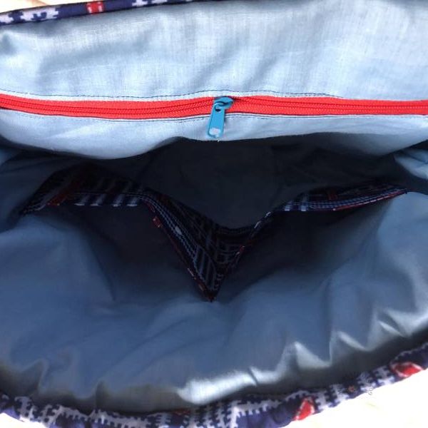 Sac à dos enfant Bleu Géométrique TIMOUN