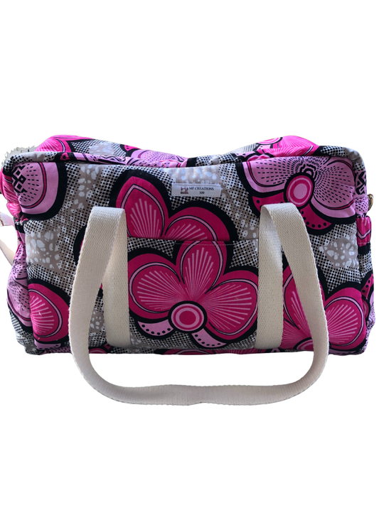 Sac à langer Fleurs Rose NAISSANCE