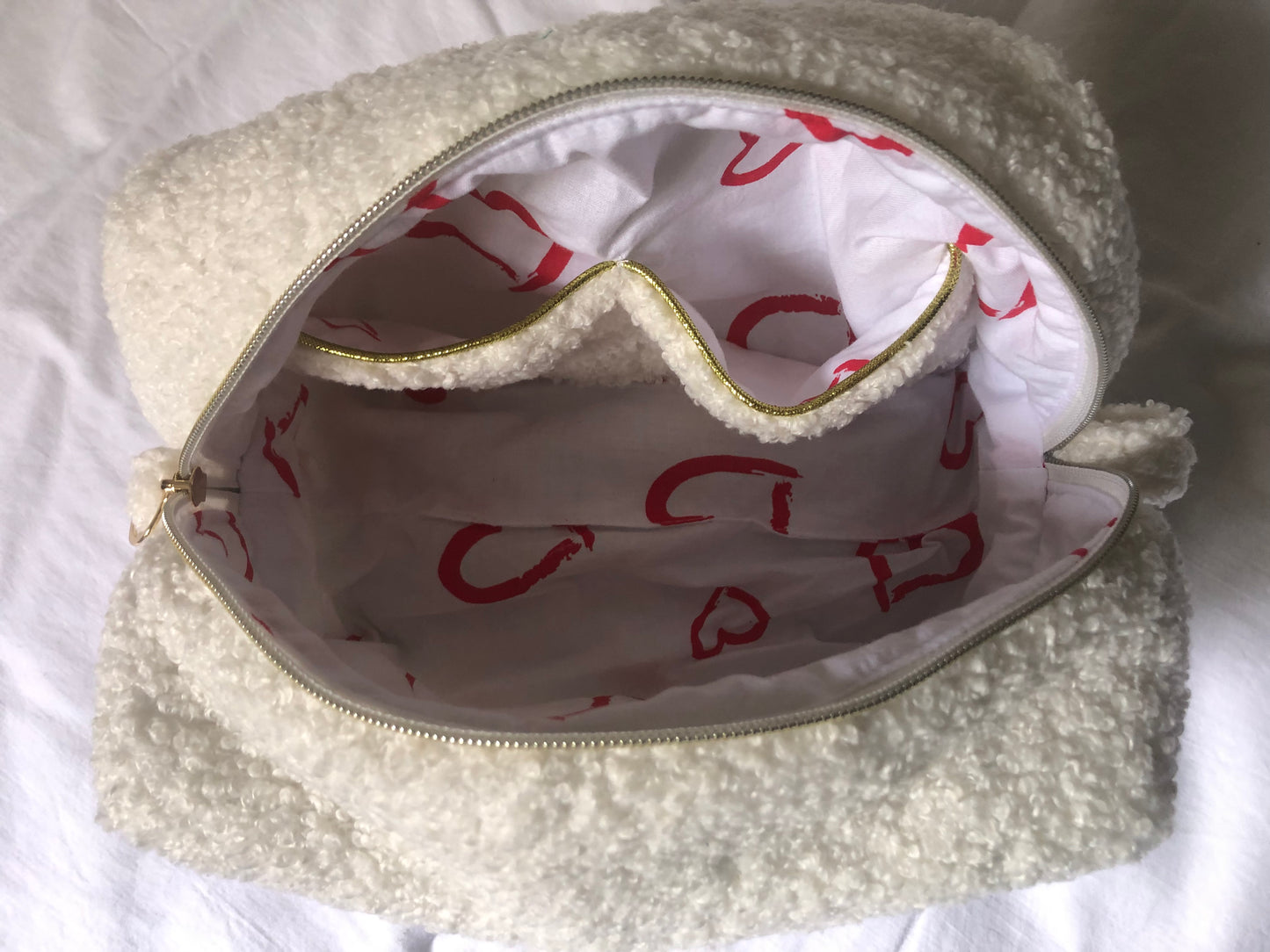 Trousse de toilette bouclettes