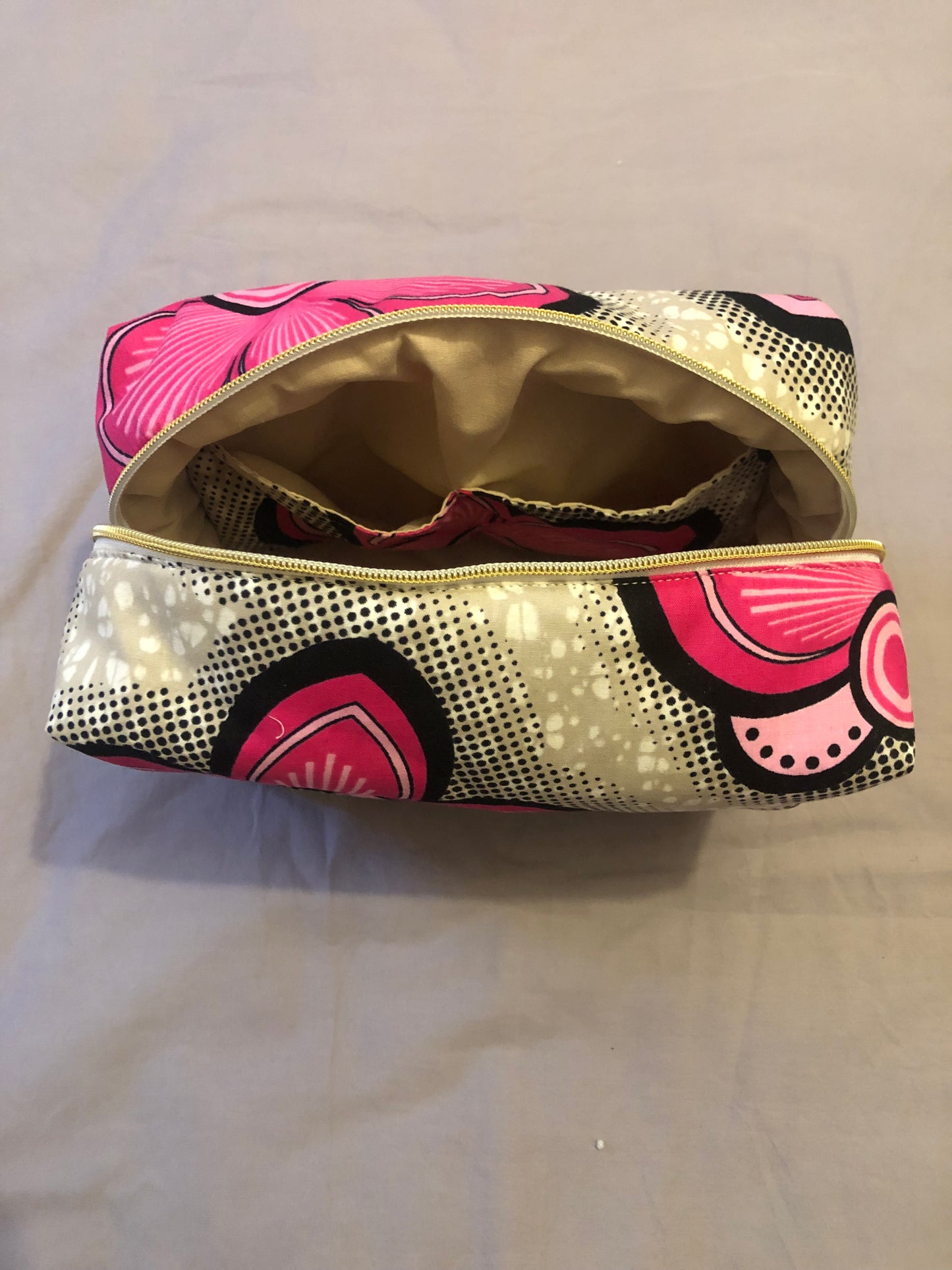 Trousse de toilette Fleurs roses